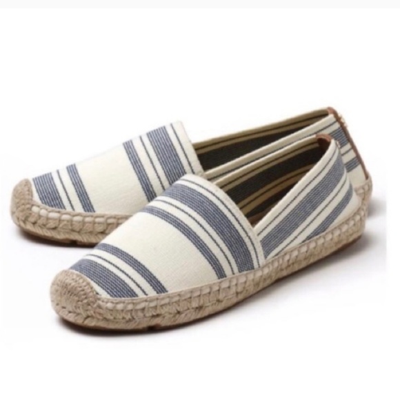 Tory Burch Shoes - Tory Burch striped elastic espadrilles.